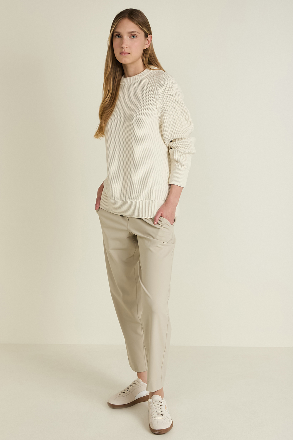 Honeycomb Crewneck Sweater